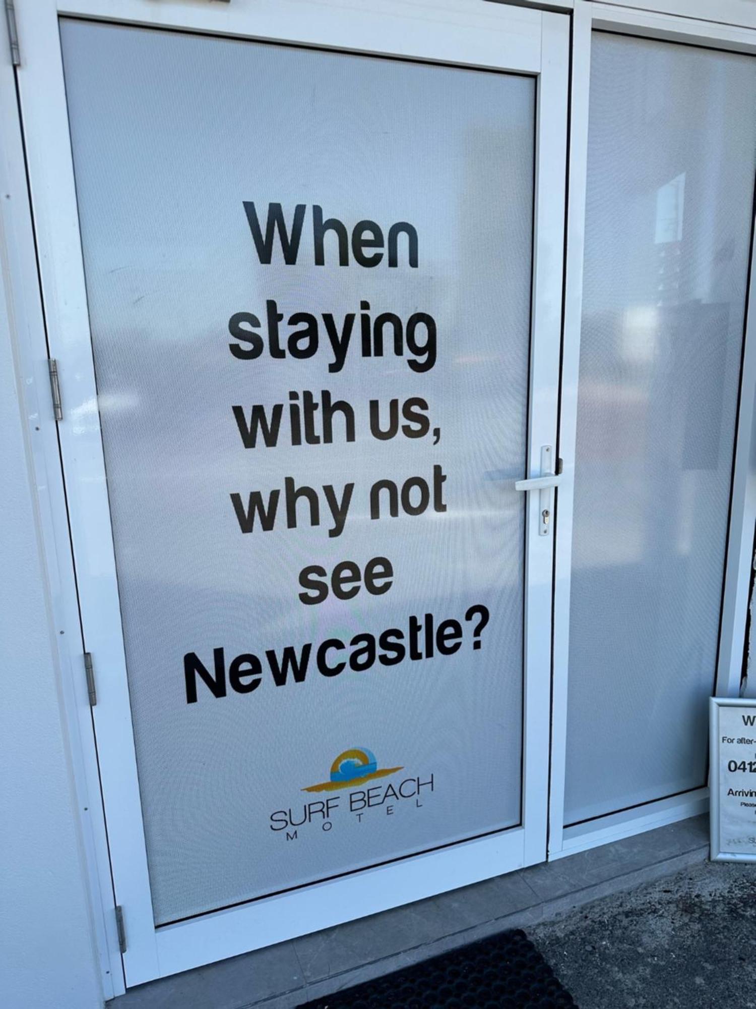 Surf Beach Motel Newcastle Exterior photo